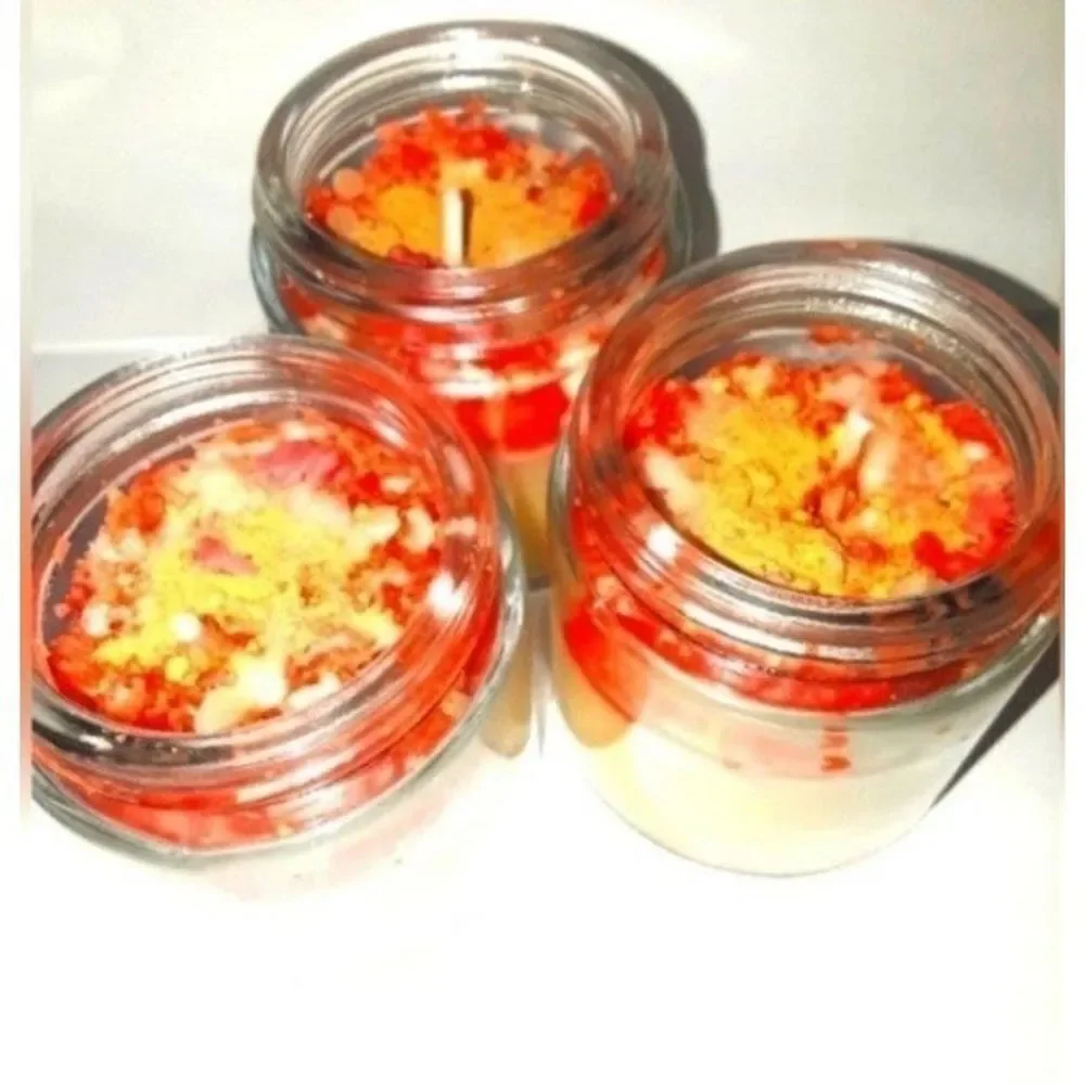 HAND Crafted Frozen Custard dessert candle 4oz